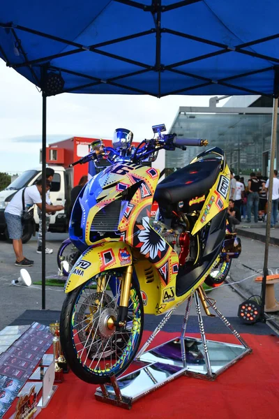 Pasig Nov 2018年11月17日在菲律宾帕西格举行的Vapin车轮车展上雅马哈摩托车 — 图库照片