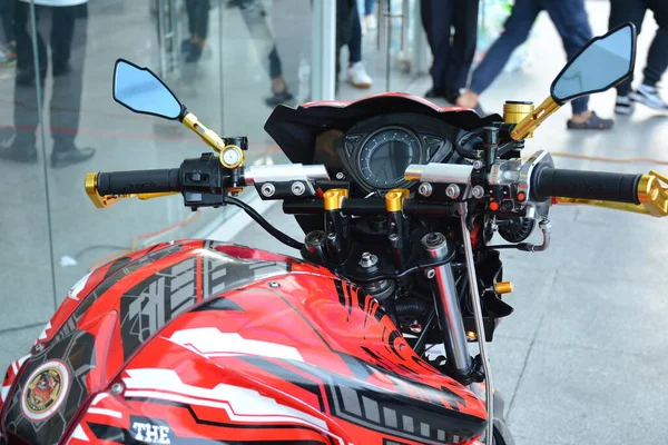 Pasig Nov Yamaha Motorrad Tacho Auf Der Vapin Wheels Autoshow — Stockfoto