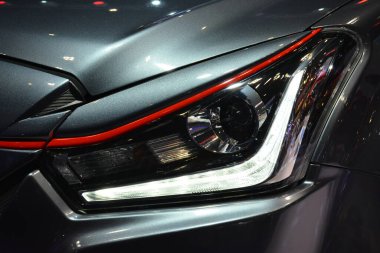 Pasay, PH - OCT 27 - Isuzu dmax Filipin Uluslararası Otomobil Fuarı 'nda 27 Ekim 2018 tarihinde Pasay, Filipinler.