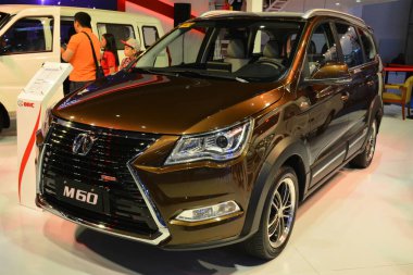 PAsay, PH - OCT 27 - Baic m60 27 Ekim 2018 'de Filipin Uluslararası Otomobil Fuarı' nda Pasay, Filipinler.