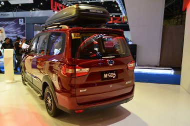 PAsay, PH - OCT 27 - Baic m50 Filipin Uluslararası Otomobil Fuarı 'nda 27 Ekim 2018, Pasay, Filipinler.