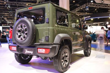 PAsay, PH - OCT 27 - Suzuki Jimny Filipin Uluslararası Otomobil Fuarı 'nda 27 Ekim 2018 Pasay, Filipinler.