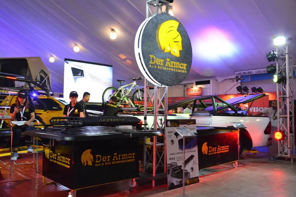 Pasay Oct Der Armor Booth Philippine International Motor Show Outubro — Fotografia de Stock