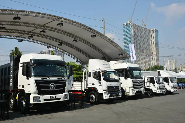 PAsay, PH - OCT 27 - Foton gtl kamyonları Filipin Uluslararası Otomobil Fuarı 'nda 27 Ekim 2018, Pasay, Filipinler.