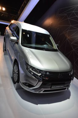 PAsay, PH - OCT 27 - Mitsubishi yabancı fev 27 Ekim 2018 'de Filipin Uluslararası Otomobil Fuarı' nda, Pasay, Filipinler.