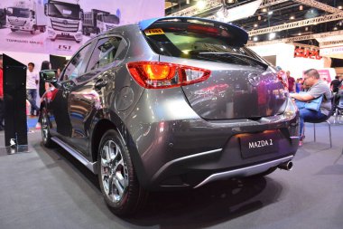 PAsay, PH - OCT 27 - Mazda 2 Filipin Uluslararası Otomobil Fuarı 27 Ekim 2018 Pasay, Filipinler.