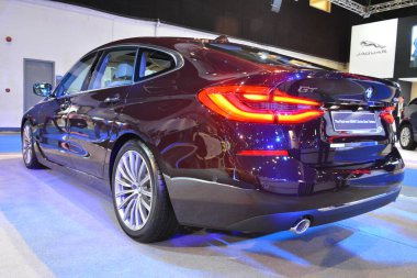 PAsay, PH - OCT 27 - BMW 630d Filipin Uluslararası Otomobil Fuarı 'nda 27 Ekim 2018, Pasay, Filipinler.