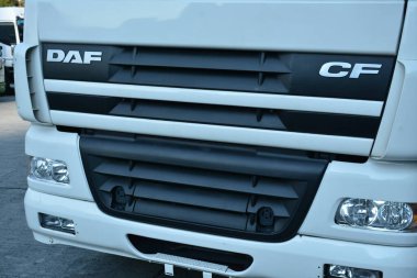 PASIG, PH - 18 Mayıs - 1. U Trip 'te Daf traktör kamyonu 18 Mayıs 2019' da Pasig, Filipinler 'de yeniden inşa edildi..