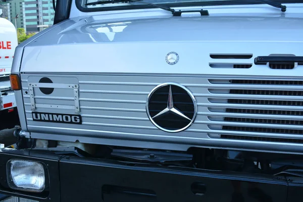 Pasig Mai Mercedes Benz Unimog Truck 1Er Salon Trip Rebuilt — Photo