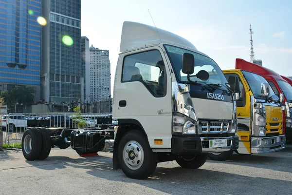 Pasig Maggio Camion Telaio Nudo Isuzu 1St Trip Rebuilt Truck — Foto Stock