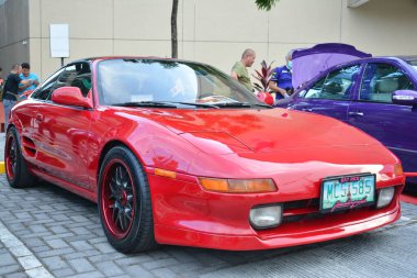 QUEZON CITY, PH - 13 APR - Toyota Bay 2 sw20 Gts 13 Nisan 2019 'da Quezon City, Filipinler' de.