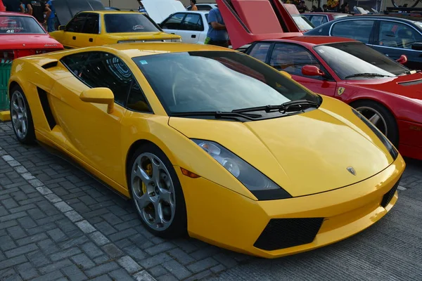 Quezon City Apr Lamborghini Gallardo Pokazie Samochodów Rev Kwietnia 2019 — Zdjęcie stockowe