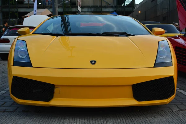 Quezon City Abril Lamborghini Gallardo Exposición Automóviles Rev Abril 2019 — Foto de Stock