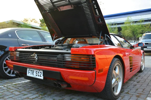 Quezon City Abr Ferrari Testarossa Feria Automóviles Rev Abril 2019 —  Fotos de Stock