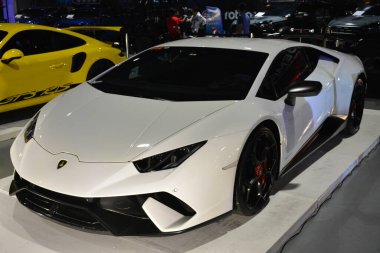 Pasay, PH - 25 Mayıs - 2018 Lamborghini Huracan Gösteri 25 Mayıs 2019 Pasay, Filipinler.