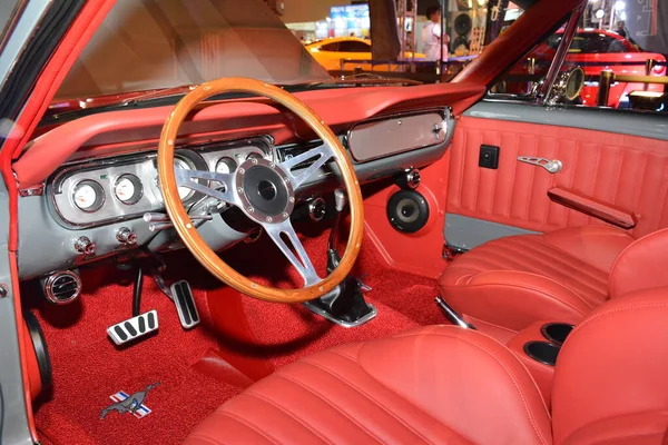 Pasay May 1965 Ford Mustang Fastback Dashboard 25Th Trans Sport — Stock Photo, Image