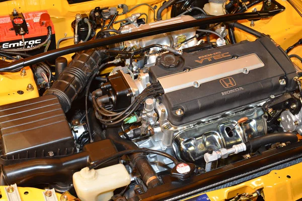 Pasay May Honda Civic Motor Engine 25Th Trans Sport Show — Stock Photo, Image