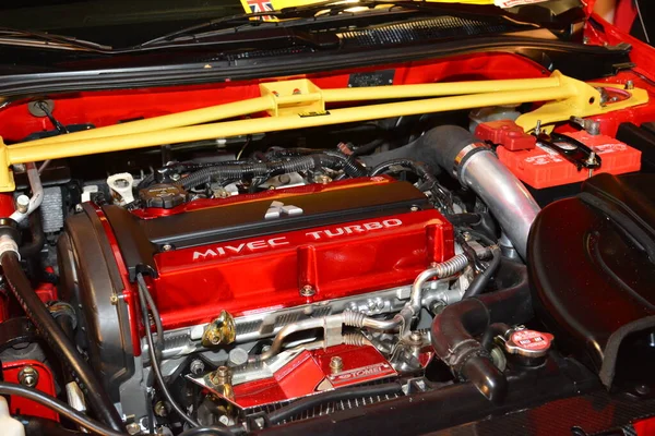 Pasay Maio Mitsubishi Lancer Evolution Motor 25Th Trans Sport Show — Fotografia de Stock