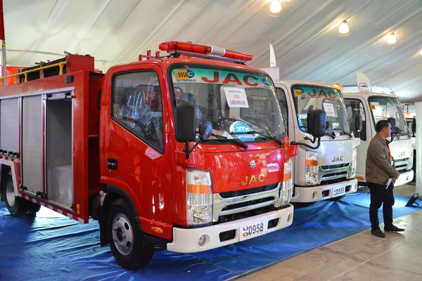 Pasay Apr Ciężarówki Jac Międzynarodowej Wystawie Samochodowej Manili Kwietnia 2019 — Zdjęcie stockowe
