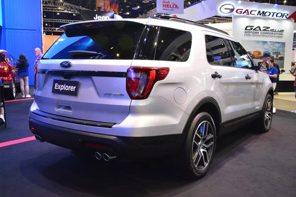 Pasay Apr Ford Explorer Manila International Auto Show Квітня 2019 Стокове Зображення