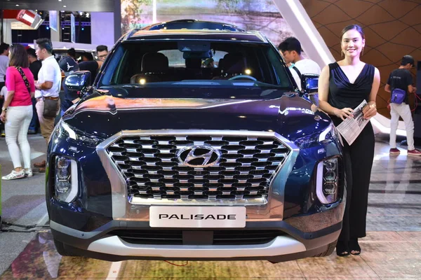 PAsay, PH - APR 7 - Hyundai Palisade Manila Uluslararası Otomobil Fuarı 7 Nisan 2019, Pasay, Filipinler.