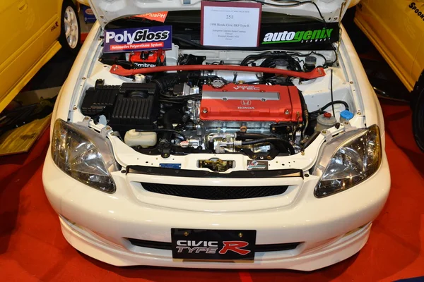 Pasay Nov Honda Civic Targach Samochodów Osobowych Manila Auto Salon — Zdjęcie stockowe