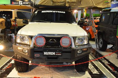 PAsay, PH - 30 Kasım 2018 'de Filipinler, Pasay' da Manila Oto Salon araba fuarında Nissan SUv.