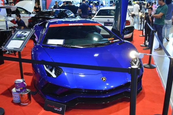 Pasay Nov Lamborghini Aventador Salão Automóvel Manila Novembro 2018 Pasay — Fotografia de Stock