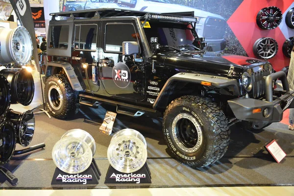 Pasay Nov Jeep Wrangler Sport Manila Auto Salon Car Show — Fotografia de Stock