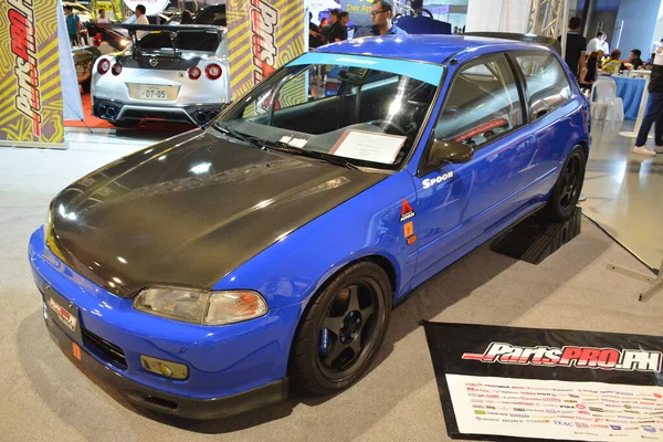 Pasay Nov Honda Civic Targach Samochodów Osobowych Manila Auto Salon — Zdjęcie stockowe