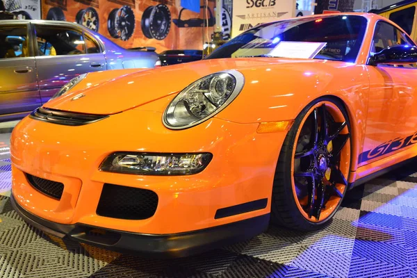 Pasay Nov Porsche Gt3 Manila Auto Salon Feria Automóviles Noviembre — Foto de Stock