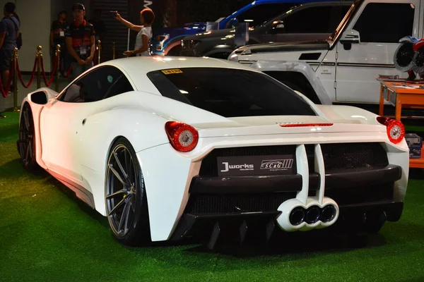 Pasay Kasım 2018 Tarihinde Manila Otomobil Fuarı Nda Ferrari Supercar — Stok fotoğraf