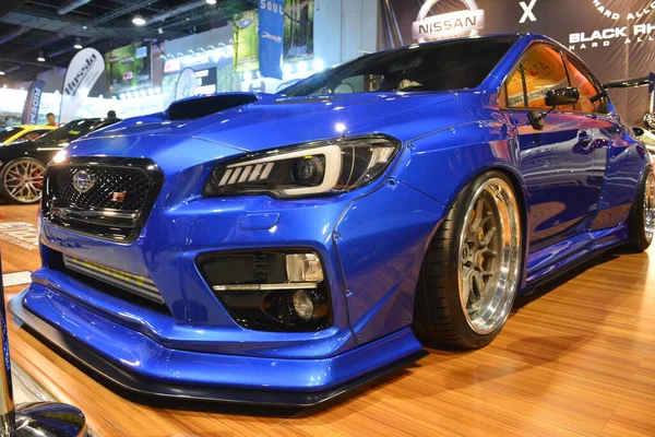 Pasay Nov Subaru Impreza Sti Targach Samochodowych Manila Auto Salon — Zdjęcie stockowe