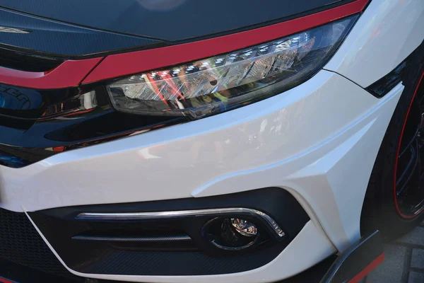 Pasay Grudzień Honda Obywatelski Reflektor Bumper Bumper Car Show Dniu — Zdjęcie stockowe
