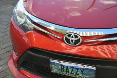 Pasay, PH-DEC 8 - Toyota corolla Bumper to Bumper araba fuarında 8 Aralık 2018 tarihinde Pasay, Filipinler.