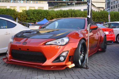 Pasay, PH-8 - Toyota Bumper 'dan Bumper' a Araba Fuarı 8 Aralık 2018, Pasay, Filipinler.