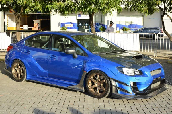 Pasay Dec Subaru Impreza Bumper Bumper Car Show Στις Δεκεμβρίου — Φωτογραφία Αρχείου