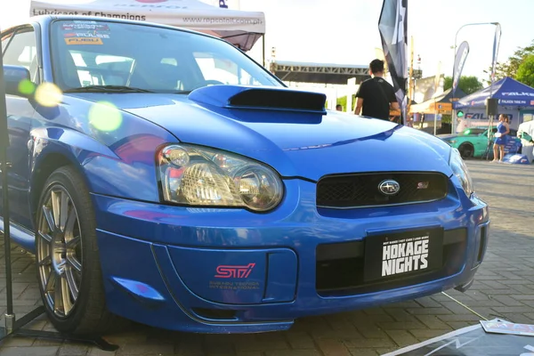 Pasay Dec 2018年12月8日在菲律宾帕萨伊举行的Bumper Bumper汽车展示会上的Subaru Impreza Sti — 图库照片