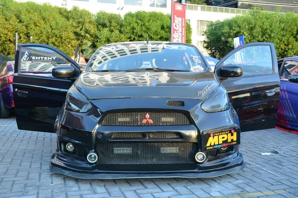 Pasay Dec Mitsubishi Mirage Bumper Bumper Car Show December 2018 — Stock fotografie