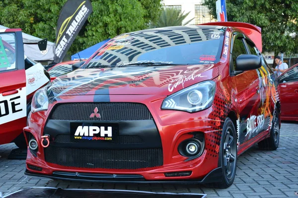 Pasay Dec Mitsubishi Mirage Bumper Bumper Car Show Dicembre 2018 — Foto Stock