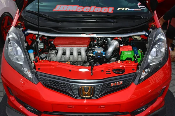 Pasay Dic Honda Jazz Motor Bumper Bumper Car Show Diciembre — Foto de Stock