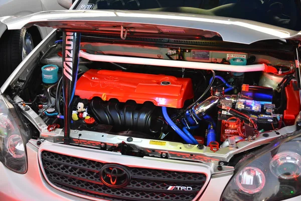 Pasay Dec Toyota Corolla Motor Engine Bumper Bumper Car Show — 스톡 사진