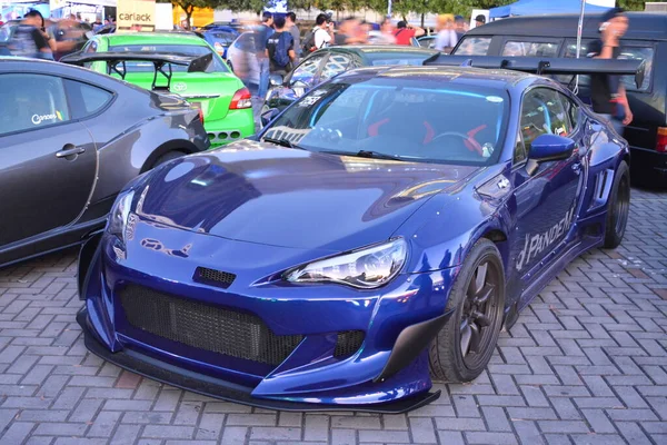 Pasay, PH-8 - Toyota 86 Bumper to Bumper araba fuarında 8 Aralık 2018, Pasay, Filipinler.