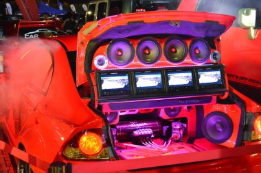 PAsay, PH - 8 DEC - Honda Civic Bumper to Bumper araba fuarında 8 Aralık 2018, Pasay, Filipinler.