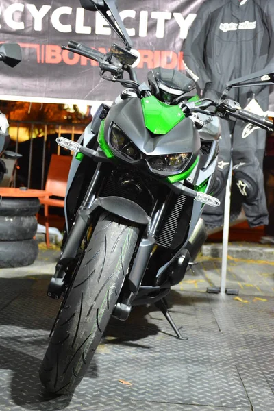 Pasay Dec Kawasaki Motocykl Autosalonu Bumper Bumper Prosince 2018 Pasay — Stock fotografie