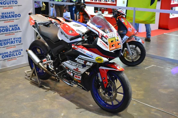 Pasay Mar Гоночный Мотоцикл Yamaha Racing Motor Festival Trade Show — стоковое фото