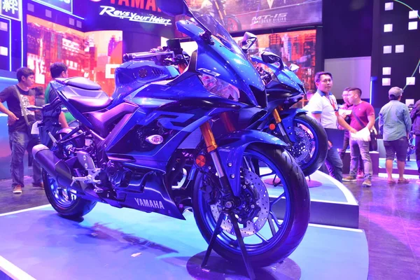 Pasay Mar Yamaha Motorfiets Racing Motor Bike Festival Trade Show — Stockfoto