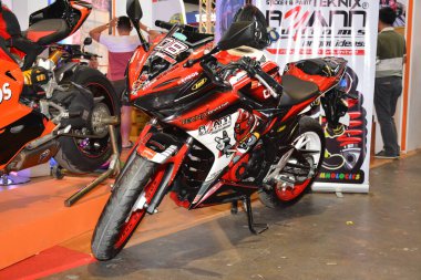 PAsay, PH - MAR 24 - Honda motosikleti 24 Mart 2019 tarihinde Pasay, Filipinler 'de gerçekleştirildi..