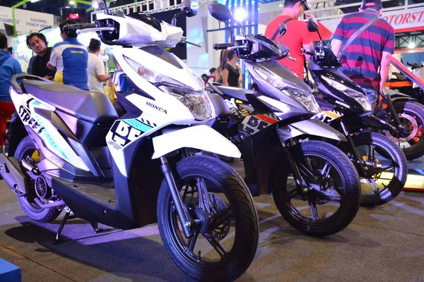 Pasay Mar Honda Beat Motorfiets Racing Motor Festival Trade Show — Stockfoto