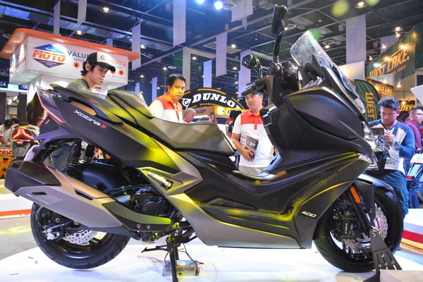 Pasay Mar Мотоцикл Kymco X400I Racing Motor Festival Trade Show — стоковое фото